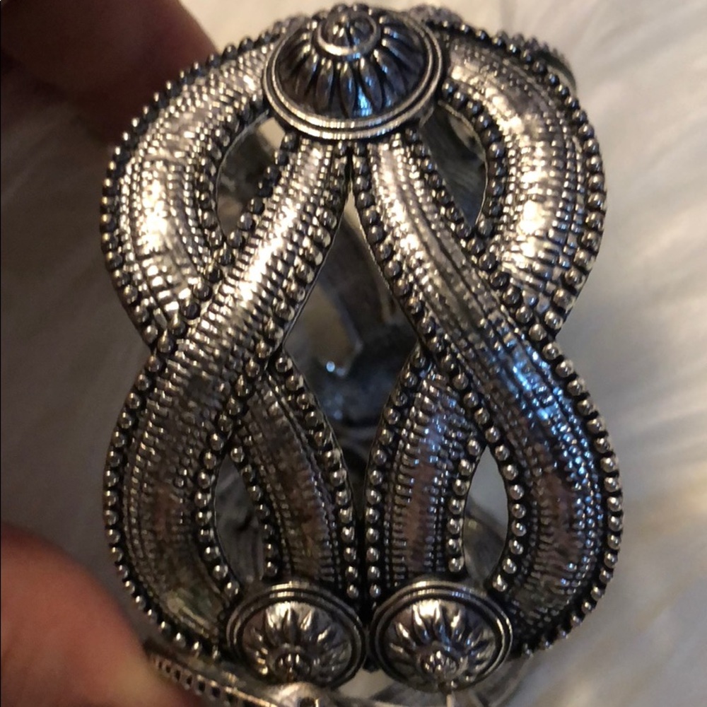 Silver Deco Stretch Bracelet